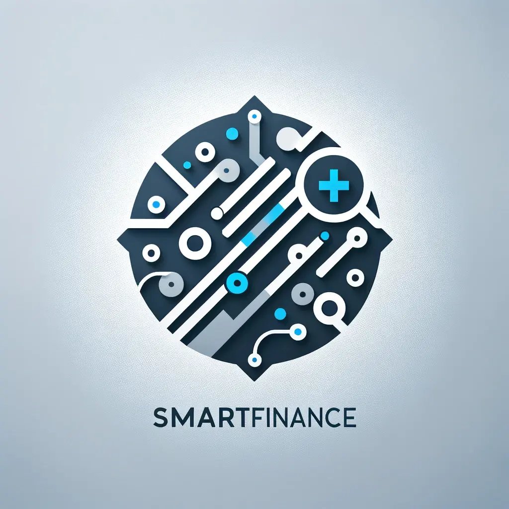 DALL·E 2024-06-08 15.18.48 - Create a modern, innovative company logo for SmartFinance Solutions. The logo should be simple, clean, and professional, with a tech-forward aesthetic